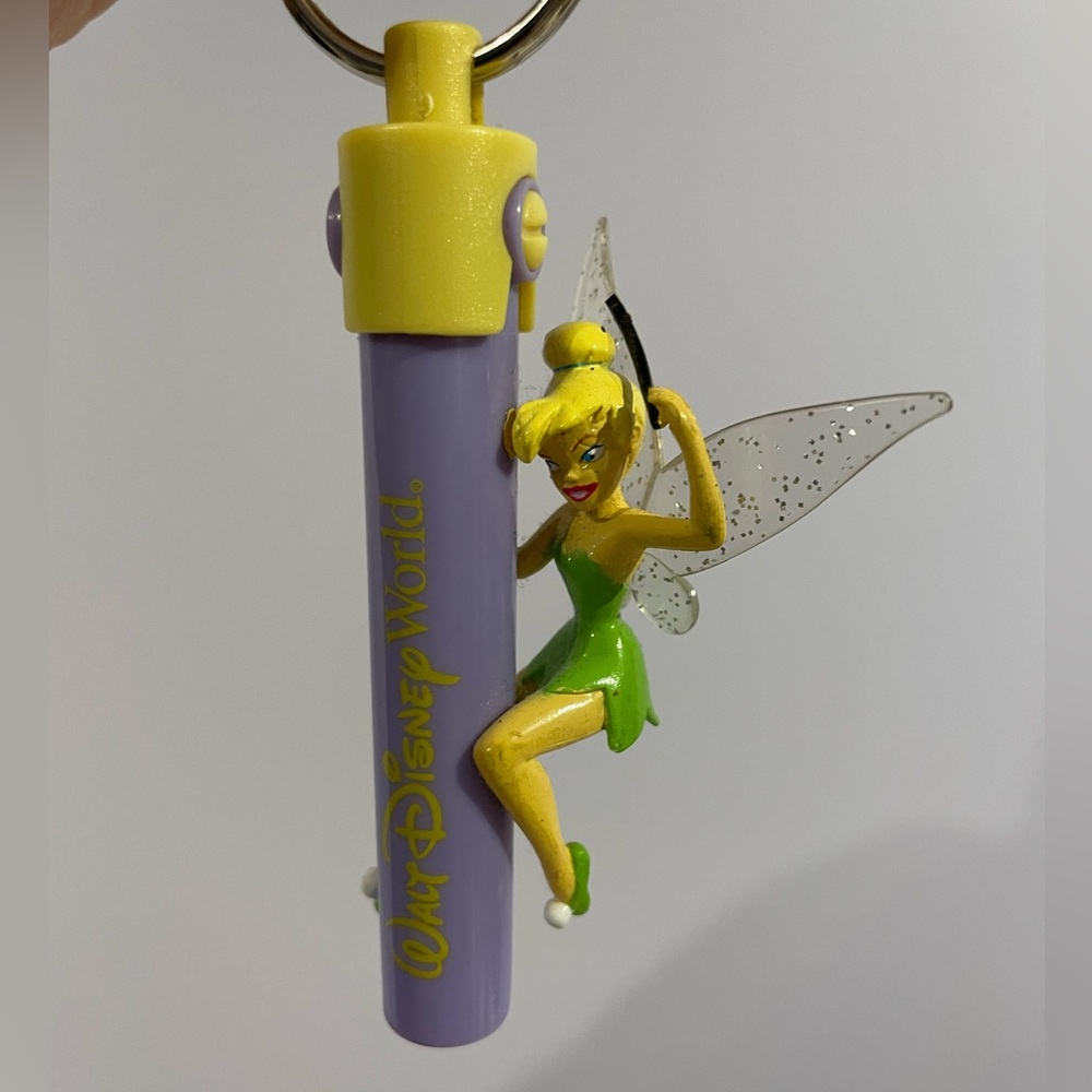 Vintage Disney Timkerbell Flashlight Keychain